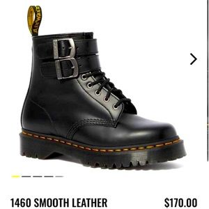 Doc Martens 1460 Smooth Leather Buckle Boots